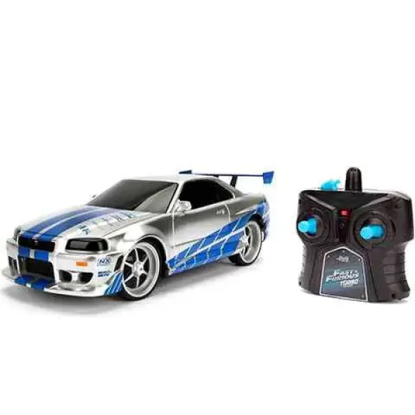 Hitri in drzni: RC Brian's Nissan Skyline GT-R (BNR35) Avtomobil na daljinsko upravljanje 1/24 - Simba Toys slika 2