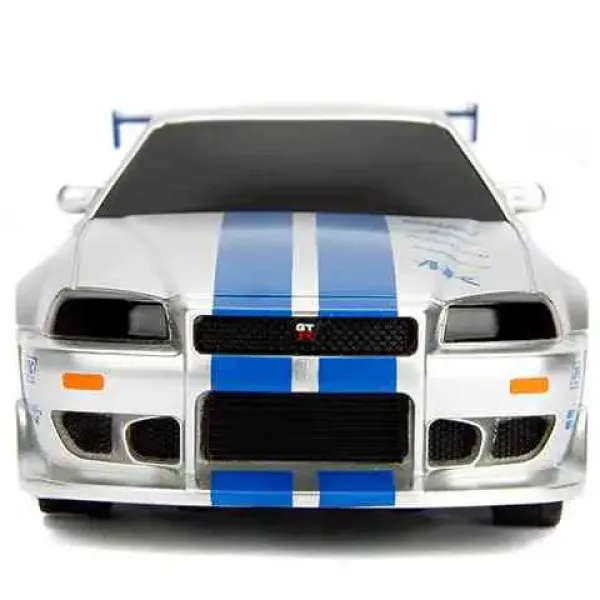 Hitri in drzni: RC Brian's Nissan Skyline GT-R (BNR35) Avtomobil na daljinsko upravljanje 1/24 - Simba Toys slika 4