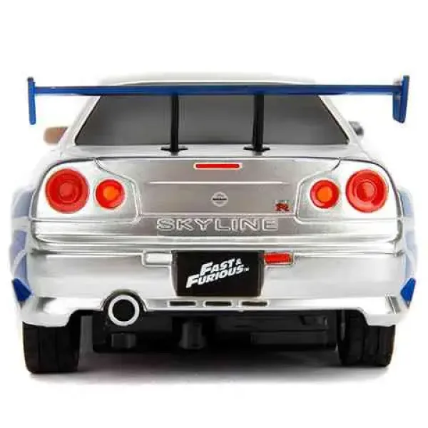 Hitri in drzni: RC Brian's Nissan Skyline GT-R (BNR35) Avtomobil na daljinsko upravljanje 1/24 - Simba Toys slika 5