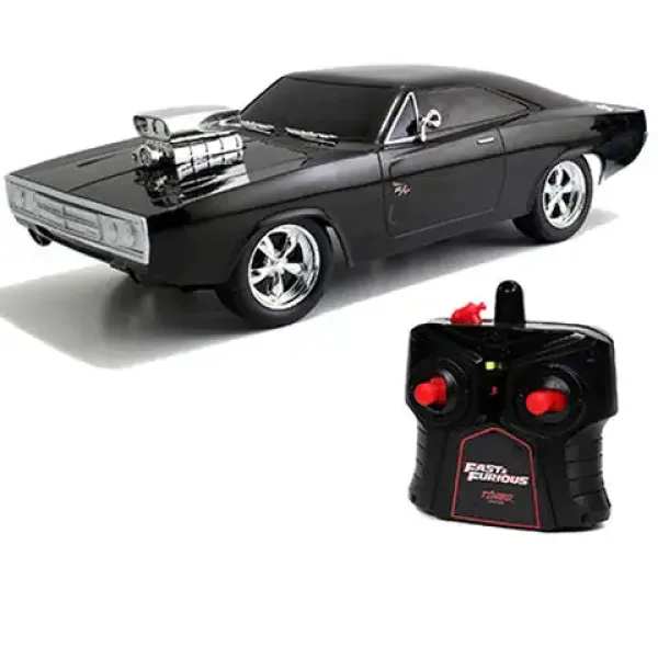 Hitri in drzni: RC Dom's Dodge Charger R/T daljinsko voden avtomobil 1/24 - Simba Toys slika 2