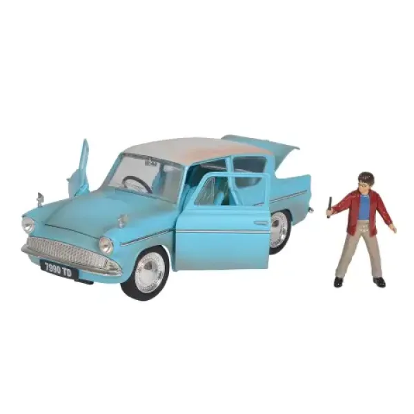 Hollywood Rides - Harry Potter: 1959 Ford Anglia kovinski avtomobilski model 1/24 - Simba Toys slika 2
