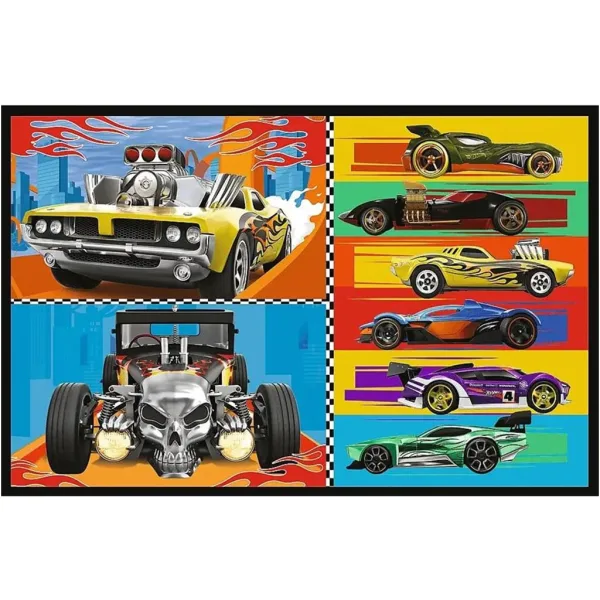 Hot Wheels - 2 x 70 kosov puzzle - Trefl slika 3