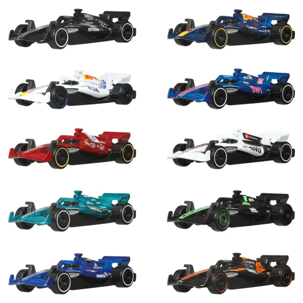 Hot Wheels Avtomobilčki: F1 10 Delni Set - Mattel slika 2