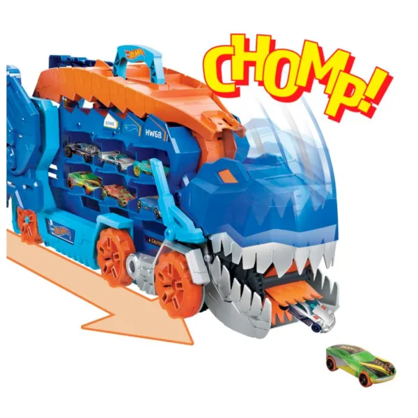 Hot Wheels City: Preoblikovani Ultimate Avtostransporter T-Rex - Mattel slika 3
