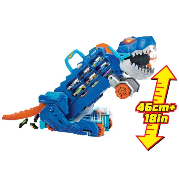 Hot Wheels City: Preoblikovani Ultimate Avtostransporter T-Rex - Mattel slika 4