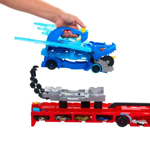 Hot Wheels City: Zmajski prevoznik avtomobilov - Mattel slika 3