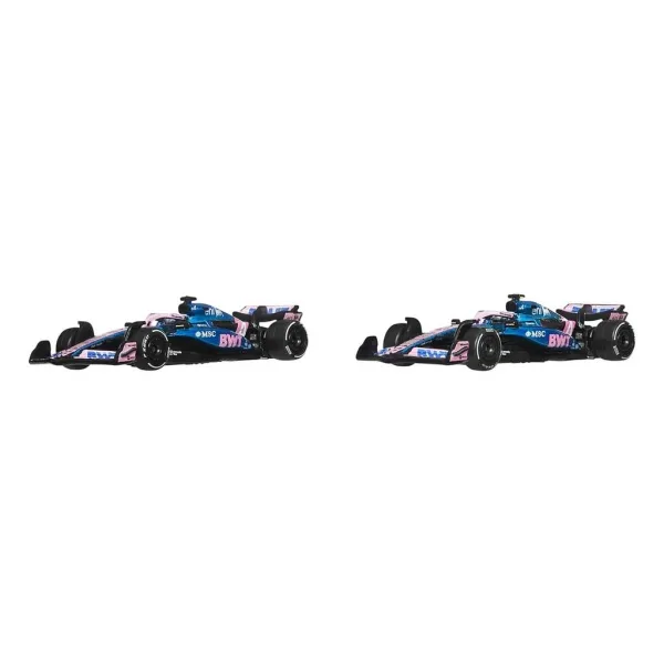 Hot Wheels F1 Avto 2-pakiranje - Alpine: Gasly + Colapinto - Mattel slika 2