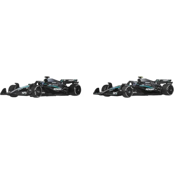 Hot Wheels F1 Avto 2-pakiranje - Mercedes: Antonelli + Russell - Mattel slika 2