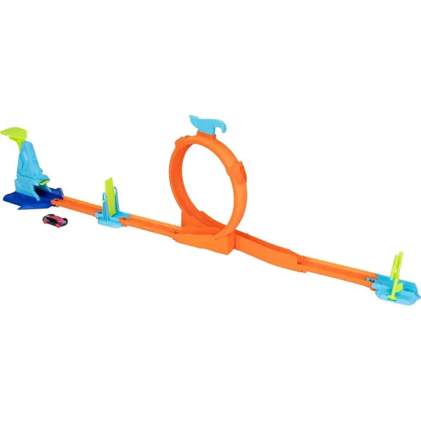 Hot Wheels: Kaskader začetni set - Loop Flag Finish igrača set - Mattel slika 2