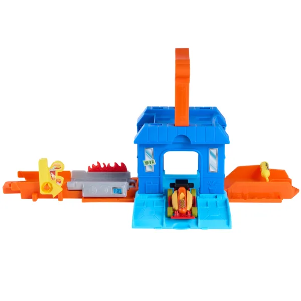 Hot Wheels: Mestna Dine & Go avto restavracija osnovni komplet proge – Mattel slika 2