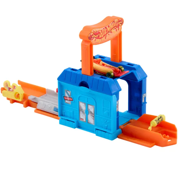 Hot Wheels: Mestna Dine & Go avto restavracija osnovni komplet proge – Mattel slika 5