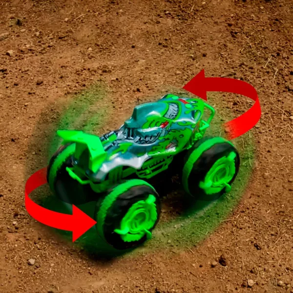 Hot Wheels Monster Trucks Daljinski Amphibian Great Bite 1/15 - Mattel slika 4