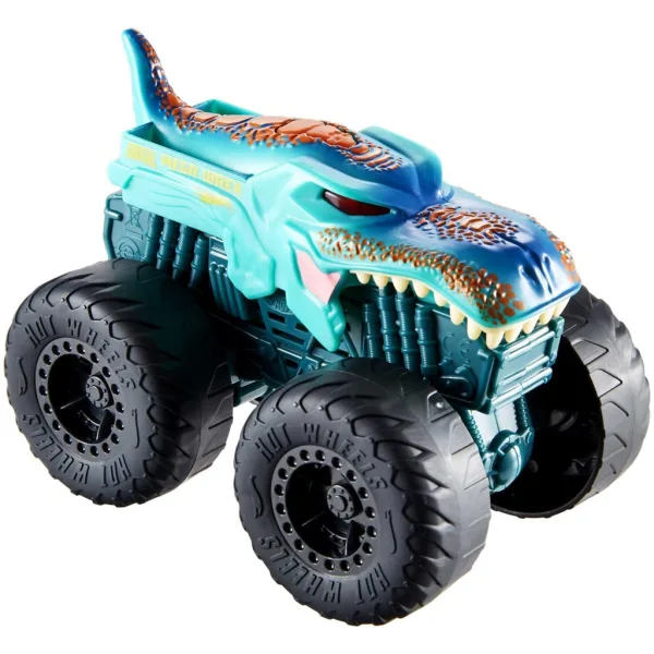 Hot Wheels Monster Trucks: Mega Wrex monster avto s svetlobnimi in zvočnimi efekti 1/43 - Mattel slika 2