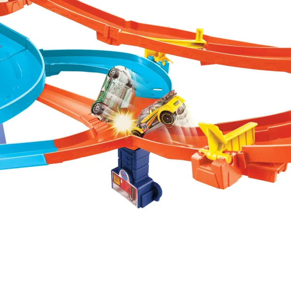 Hot Wheels: Super Spirala proga s 5 malimi avtomobili - Mattel slika 3