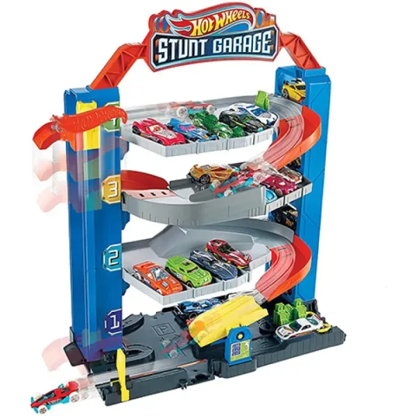 Hot Wheels Track Builder Kaskader garaža Komplet steze z avtomobilčkom - Mattel slika 2