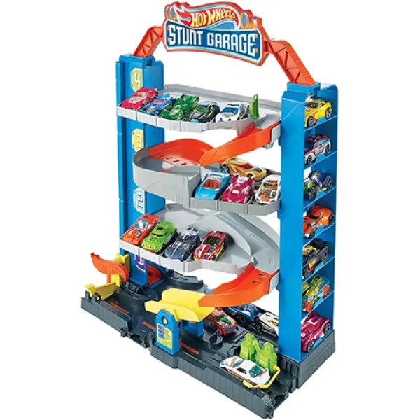 Hot Wheels Track Builder Kaskader garaža Komplet steze z avtomobilčkom - Mattel slika 4