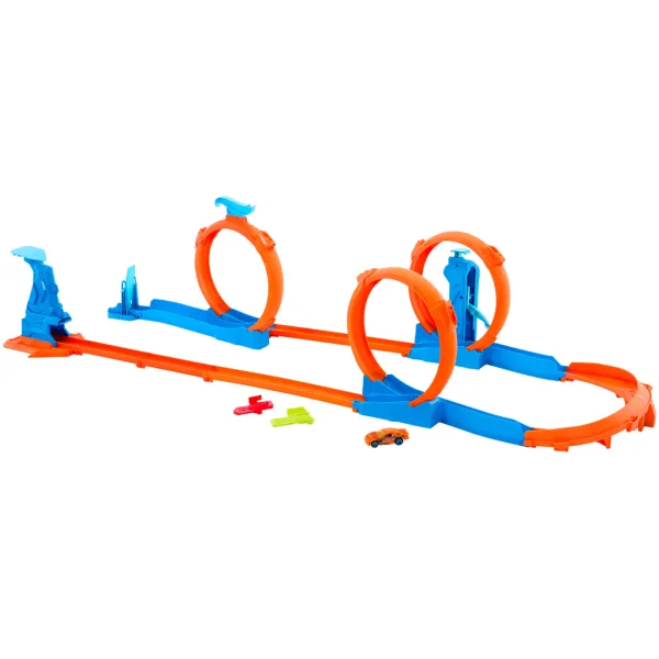 Hot Wheels: Trojna zanka proga ustvarjalni set - Mattel slika 2