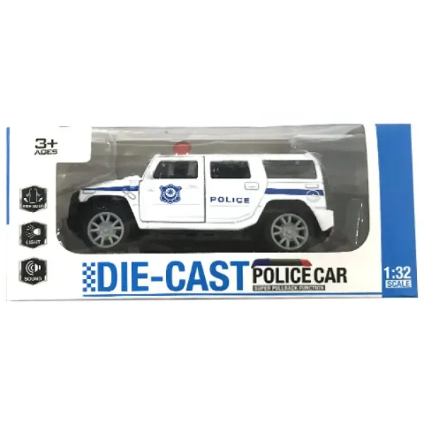 Hummer avtomobilček s potegom nazaj s svetlobnimi in zvočnimi efekti 1/32 v več različicah slika 2