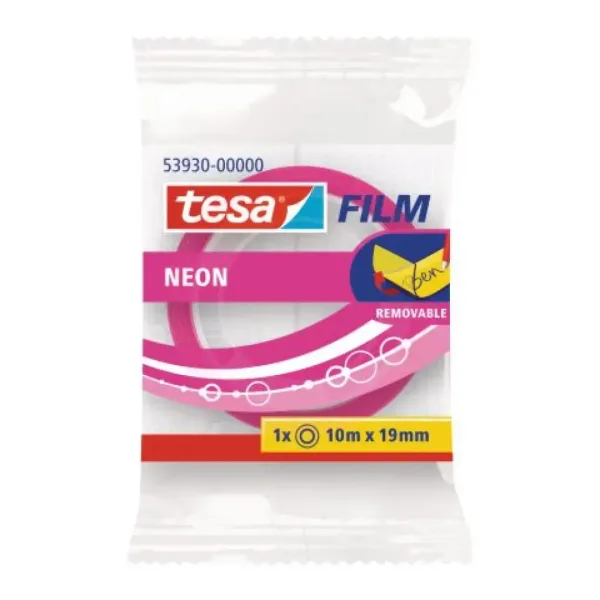 ICO: Tesa Označevalni lepilni trak neon barve, z možnostjo pisanja, širine 19mm v 2 barvnih različicah slika 2