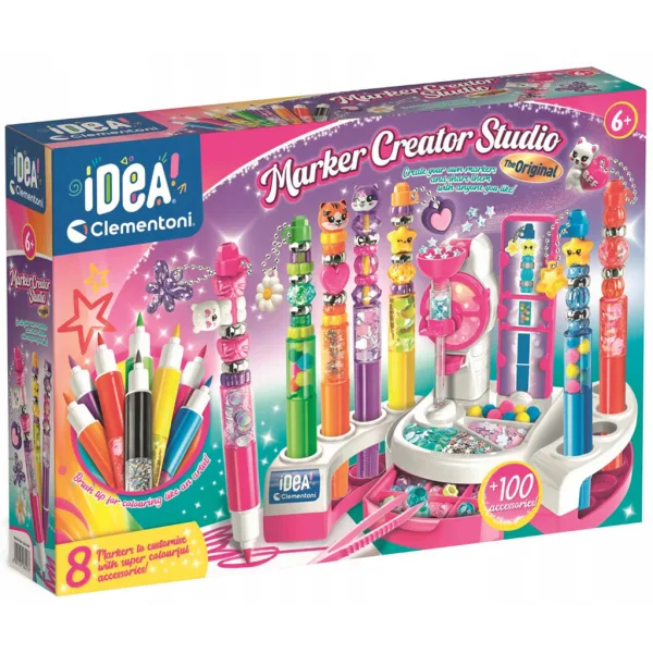 Idea! Marker Creator marker ustvarjalni studio s pripomočki - Clementoni slika 1