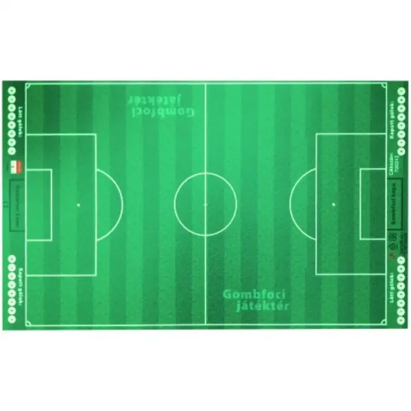 Igrišče za nogomet z gumbi 55 x 90 cm, v škatli, z darilnim setom nalepk ekipe slika 2