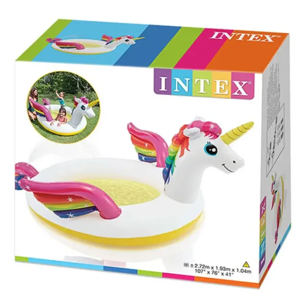 Intex: Samorog Škropilni otroški bazen 272x193x104cm slika 4