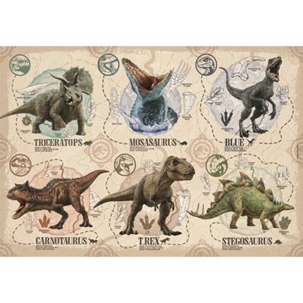 Jurassic World 104-delni Super Color Puzzle - Clementoni slika 2