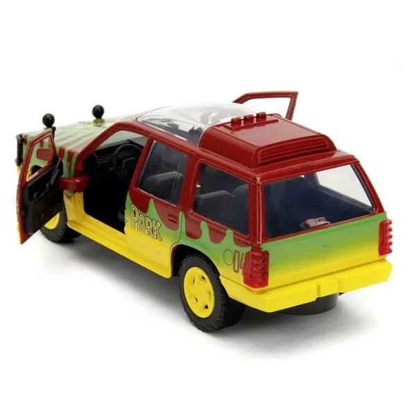 Jurassic World 1993 Ford Explorer 1/32 avto model - Simba Toys slika 3