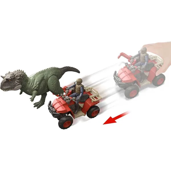 Jurassic World: Ujetje dinozavrov Quad igralni set - Mattel slika 4