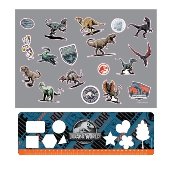 Jurassic World: Zvezek s nalepkami in predlogo slika 2