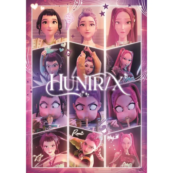 K-Pop lovci demonov Huntrix SuperColor puzzle 104 kos – Clementoni slika 2