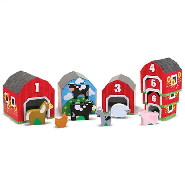 Kmetijski hlevi razmeščanje Kreativni igralni komplet - Melissa & Doug slika 2