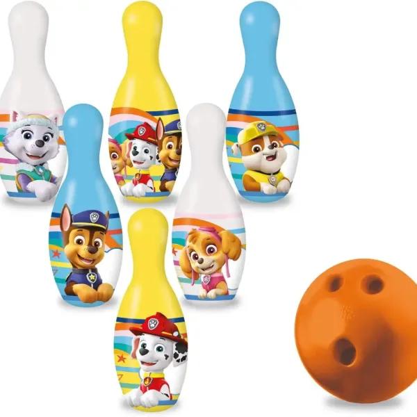 Komplet za bowling s 6 figuricami Tačke na patrulji - Mondo Toys slika 2
