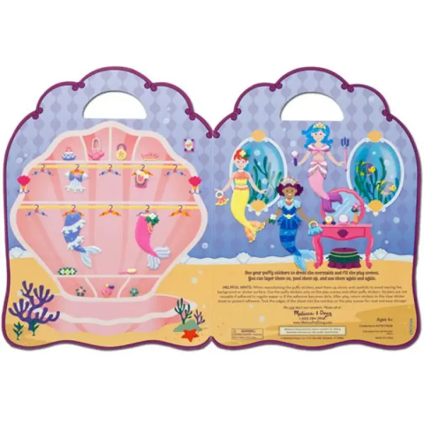 Morska deklica pufasta nalepka komplet - Melissa & Doug slika 2