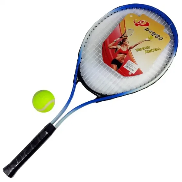 Kovinski teniški lopar PinBo 63 cm v prenosni torbi slika 2
