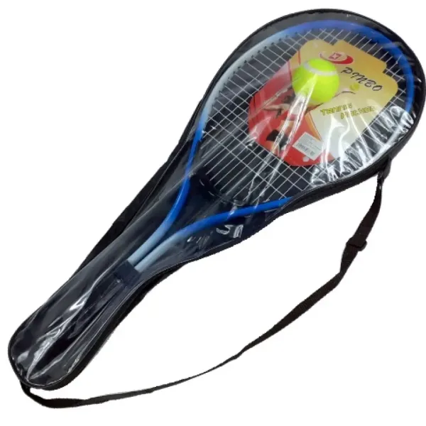 Kovinski teniški lopar PinBo 63 cm v prenosni torbi slika 3