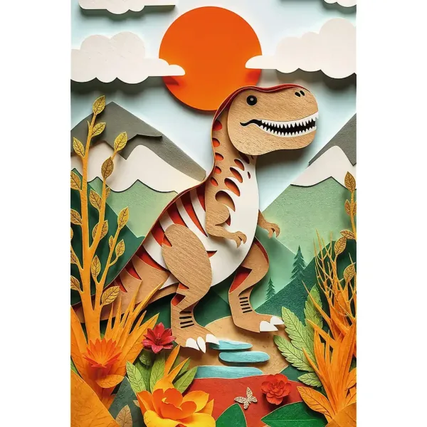Kraljestvo dinozavrov T-Rexove pustolovščine 160-delni puzzle - Trefl slika 2