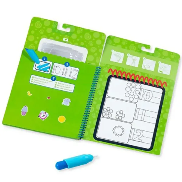 Kreativna igrača za risanje z vodo Melissa & Doug: Azurno modro računanje slika 2