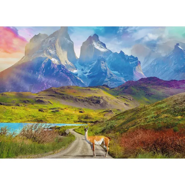 Lama v Patagoniji 500-delni puzzle - Trefl slika 2