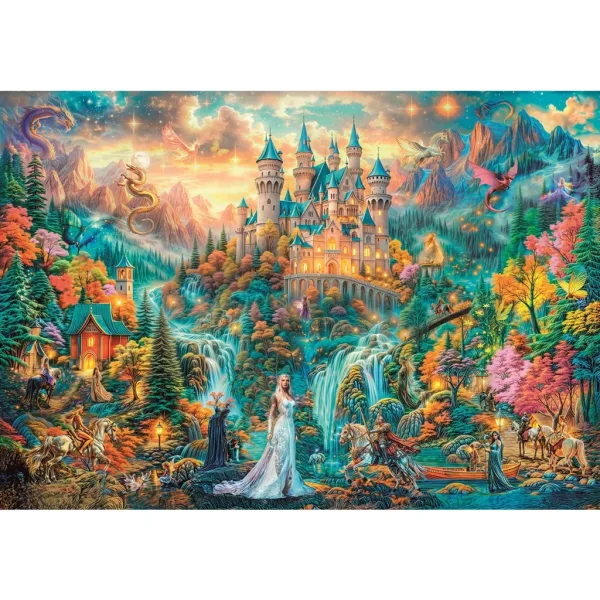 Legende skritega Čarobnega kraljestva 2000 delni puzzle – Clementoni slika 2