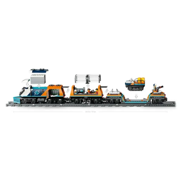 LEGO® City: Ekspresni vlak arktičnih raziskovalcev (60470) slika 4