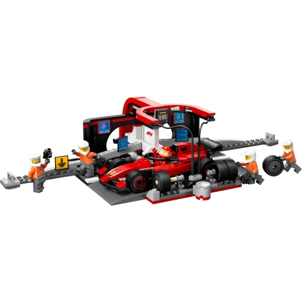 LEGO® City: F1®-ov pit stop in ekipa, s Ferrari avtomobilom (60443) slika 2
