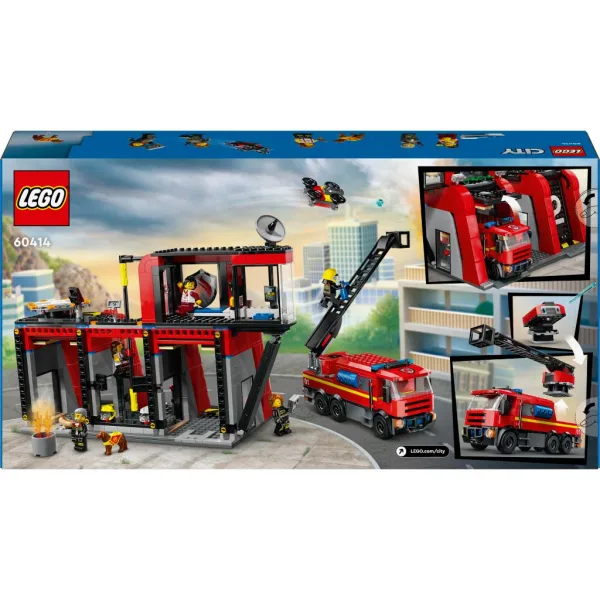 LEGO® City: Gasilska postaja in gasilsko vozilo (60414) slika 2