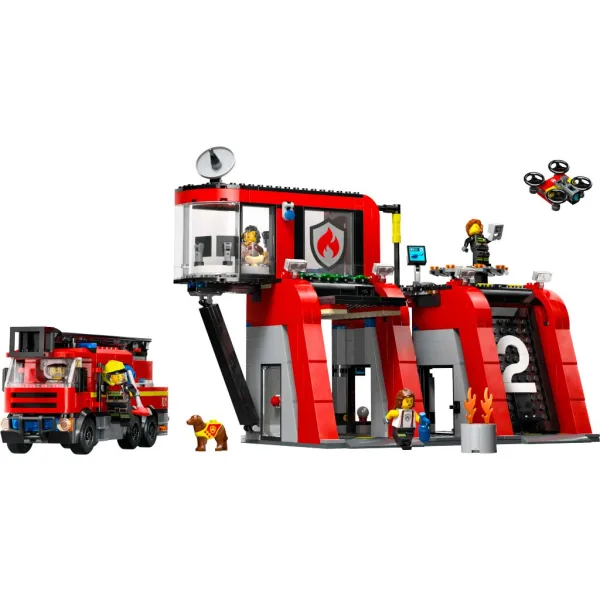 LEGO® City: Gasilska postaja in gasilsko vozilo (60414) slika 7