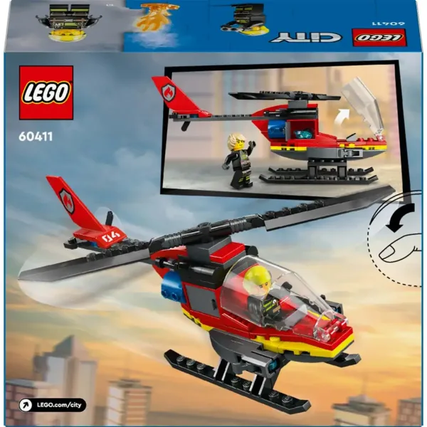 LEGO® City: Gasilski reševalni helikopter (60411) slika 2