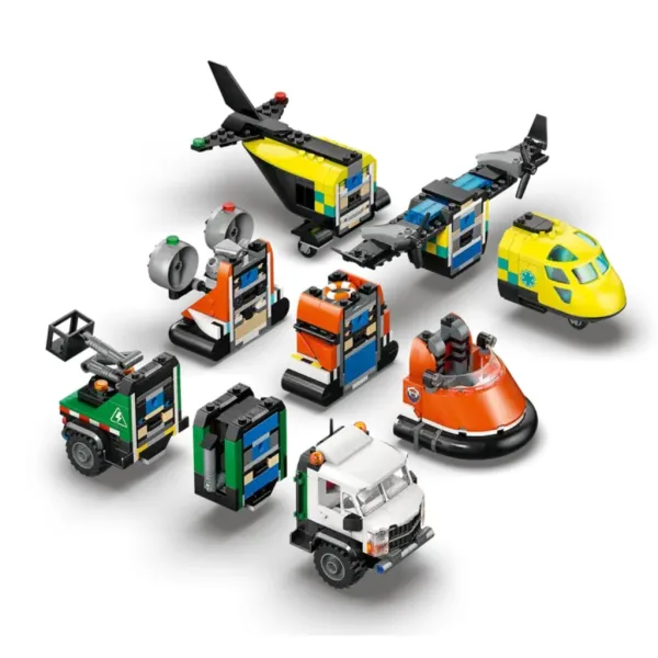 LEGO® City: Letalo, avtodom z dvigalom in zračni čoln remix (60505) slika 3