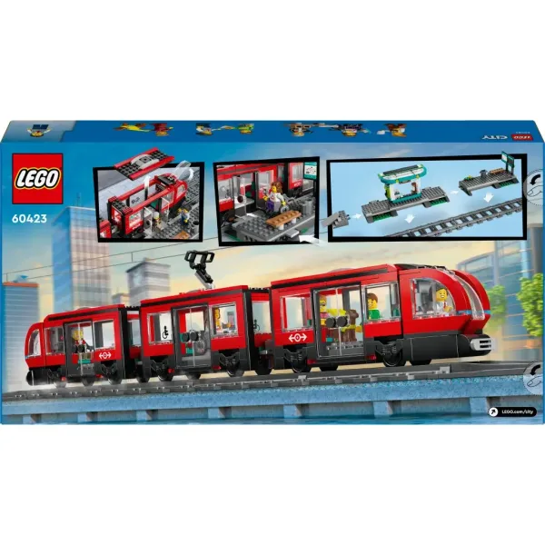 LEGO® City: Tramvaj in postaja v središču mesta (60423) slika 8