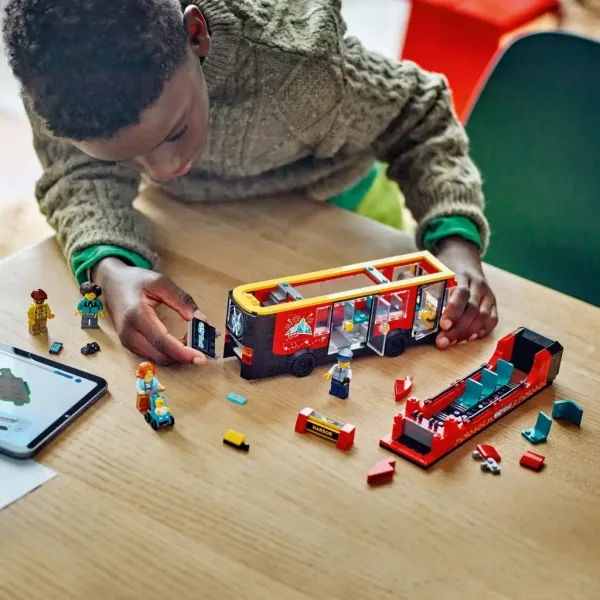 LEGO® City: Rdeči dvonadstropni turistični avtobus (60407) slika 3