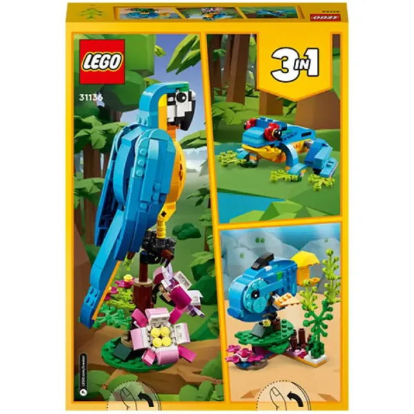LEGO® Creator: Ekzotična papiga 3 v 1 (31136) slika 2