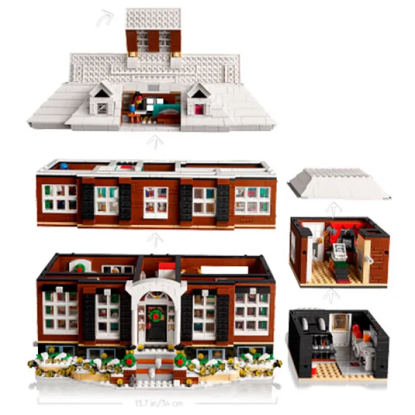 LEGO® Ideas: Sam doma Samo doma (21330) slika 4